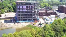 Time-lapse video shows Chesterfield Waterside office development rise from the ground