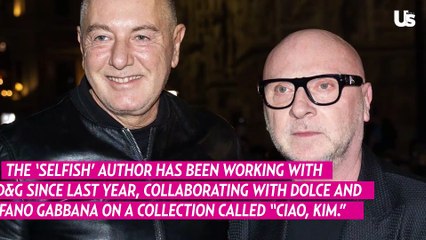 Kim Kardashian Struggles to Climb Stairs in Skintight Dolce & Gabbana Dress