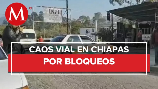 En Chiapas, registran 2 bloqueos carreteros contra actos arbitrarios de la policía