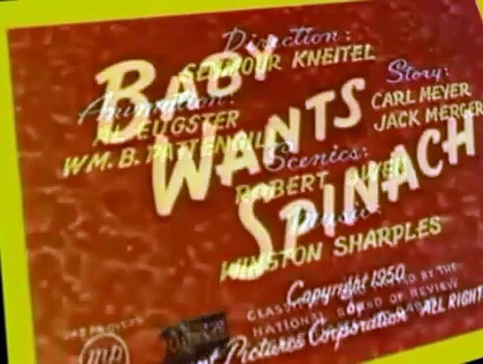 Popeye (1933) E0175 Baby Wants Spinach