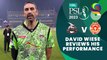 David Wiese reviews his performance tonight with special praise for Fakhar Zaman's fielding  | MI2T