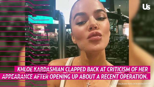 Khloe Kardashian Claps Back at Comment About Bandage After Undergoing Surgery to Remove Facial Tumor