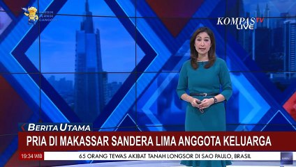 Diduga Depresi, Pria di Makassar Sandera Lima Anggota Keluarga