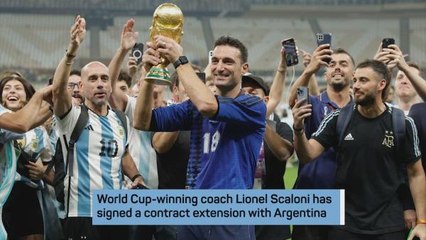 Breaking news - Argentina extend Scaloni deal