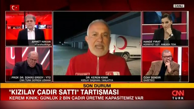 Kızılay çadır sattı tartışması… Kızılay Başkanı Kınık: Arkadaşlarımızın yaptığı işlemi eleştirdim