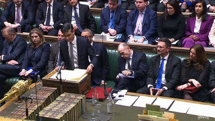 Rishi Sunak speaks about the the Windsor Framework in Parliament