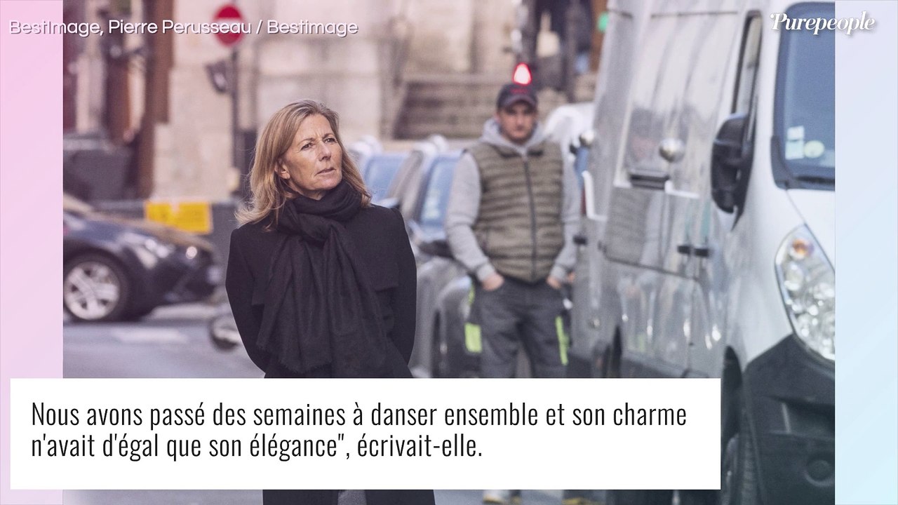 Claire Chazal sobre en noir pour les obsèques d'un célèbre danseur, moment chargé en émotion