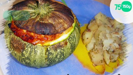 Courgettes farcies à la tomate et à la ricotta