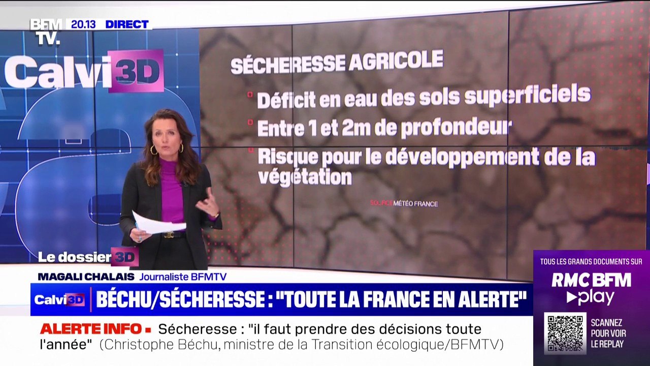 Sécheresse: la France métropolitaine n'a pas connu de véritables pluies depuis 32 jours consécutifs