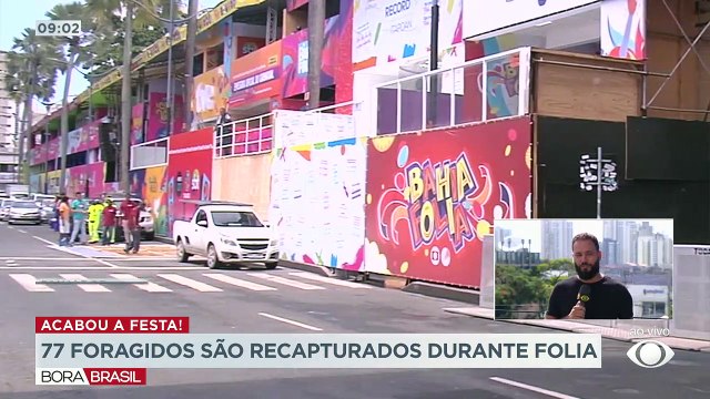 77 foragidos são presos no Carnaval de Salvador 27/02/2023 16:25:30