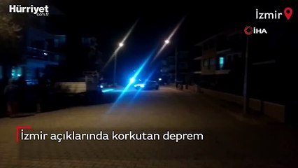 İzmir açıklarında korkutan deprem