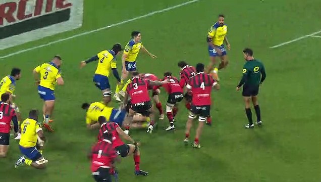 TOP 14 - Essai de Duncan PAIA'AUA (RCT) - ASM Clermont - RC Toulon - Saison 2022:2023