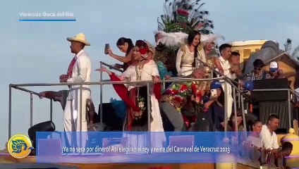 ¡Ya no será por dinero! Así elegirán al rey y reina del Carnaval de Veracruz 2023