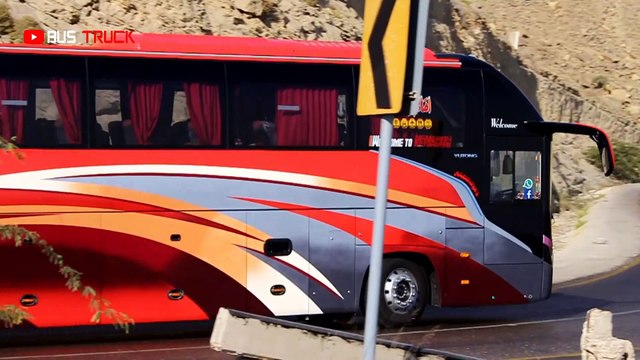 Yutong Master Nova Bus || Makran Buses || Yutong Coach || Mountain Road