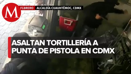 Amenazan y asaltan tortillería en alcaldía Cuauhtémoc