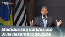 Tarcísio de Freitas assina decreto que reduz carga tributária de segmentos de SP