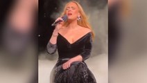 Adele shows massive diamond ring at Las Vegas show amid wedding rumours