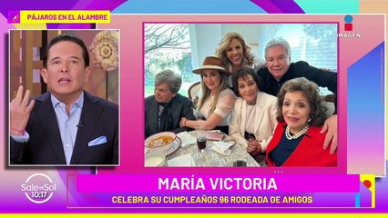 Así festejó María Victoria sus 96 años