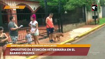 Agustina Vellbach, referente de IMUSA, comentó que se realizaron operativos de atención veterinaria en el barrio Urquiza de Posadas