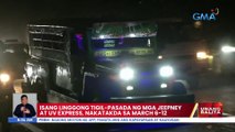 Isang linggong tigil-pasada ng mga jeepney at uv express, nakatakda sa March 6-12 | UB
