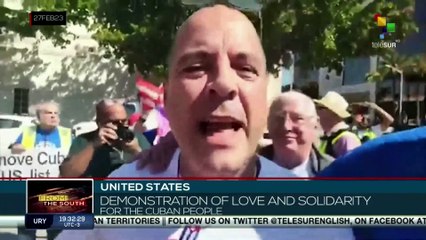 United States: Activists rally against Cuba blockade in solidarity caravan