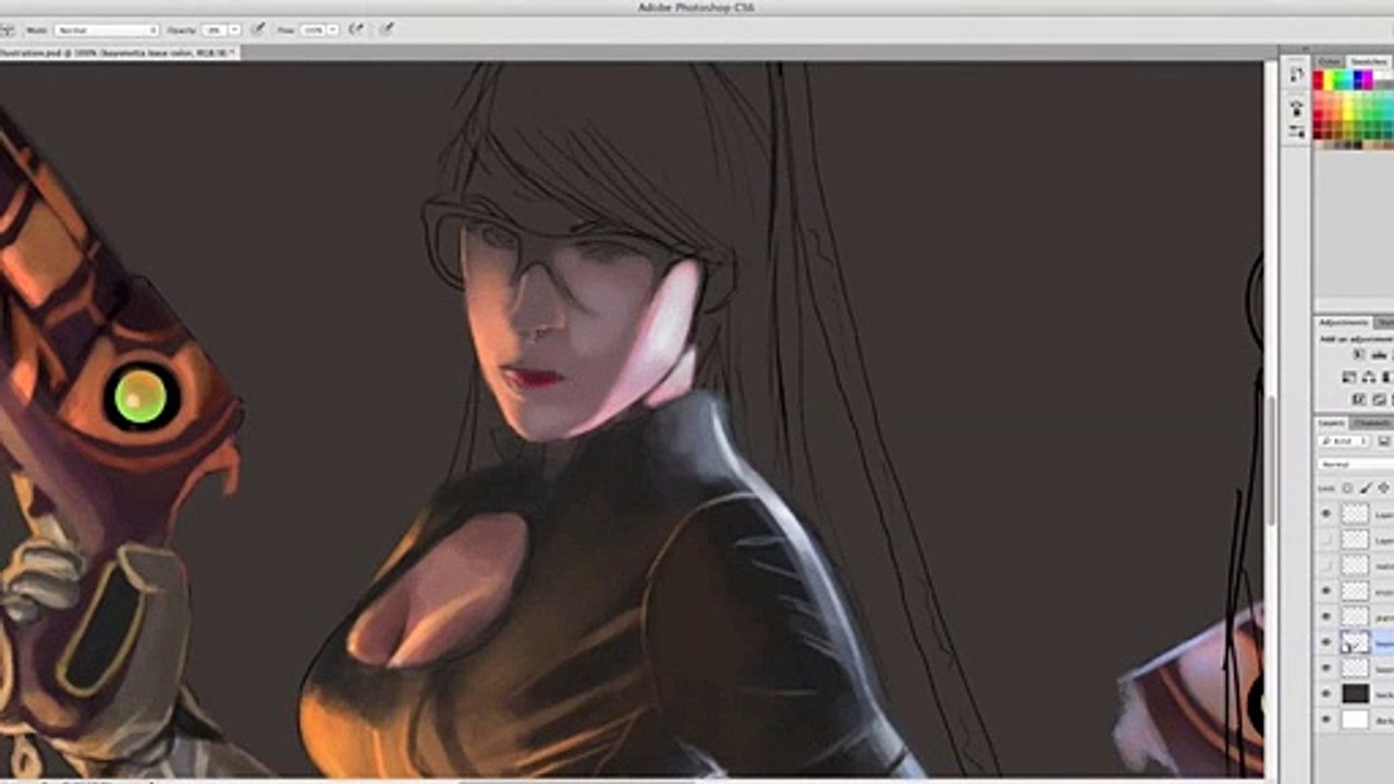 Bayonetta - Speed Painting (#Photoshop)