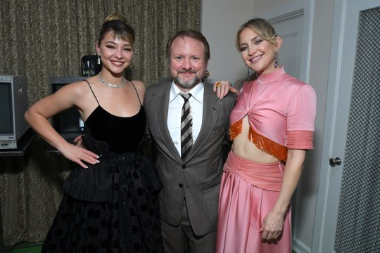 Kate Hudson's Ab-Baring Cutout Gown Featured an Upside-Down Top with Underboob Fringe