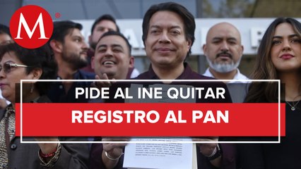 Por caso García Luna, Morena pide al INE retirar el registro al PAN