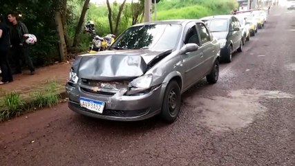 Detido em acidente na Olindo Periolo é encaminhado à 15ªSDP