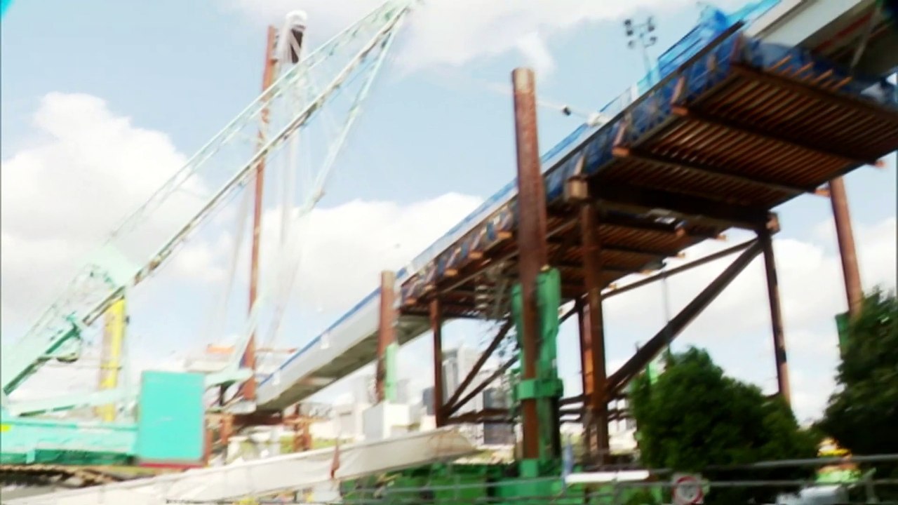 Bridge on Brisbane River honouring late indigenous senator nears completion