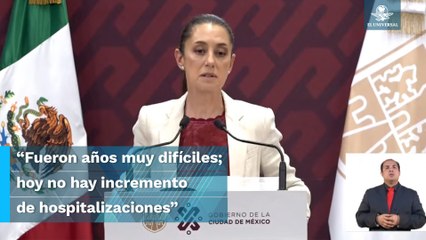 Claudia Sheinbaum asegura que “la pandemia está controlada”