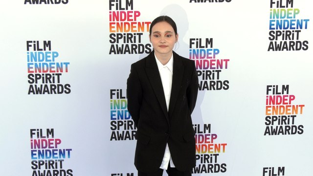 Frankie Corio 2023 Film Independent Spirit Awards Blue Carpet