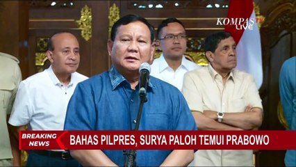 Bertemu Surya Paloh, Prabowo: Kita Memutuskan Hargai Keputusan Politik Masing-Masing!