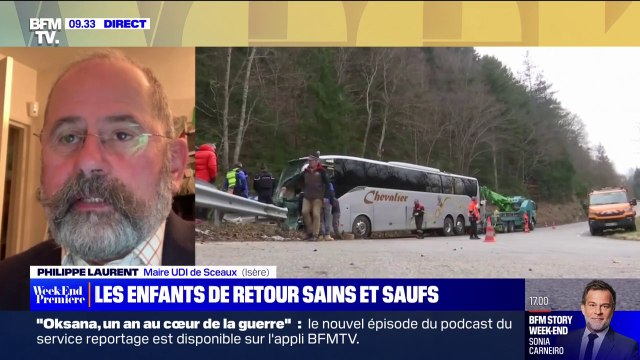 Toute la journée a été particulière : le maire de Sceaux, Philippe Laurent, raconte comment a été organisé le retour des enfants victimes d'un accident de car