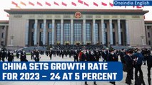 China predicts growth rate for 2023 – 24 at 5 percent, increase military spendings | Oneindia News