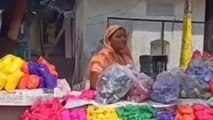 उज्जैन: होली पर्व को लेकर सजा रंगों का बाजार बच्चों में उत्साह का माहौल
