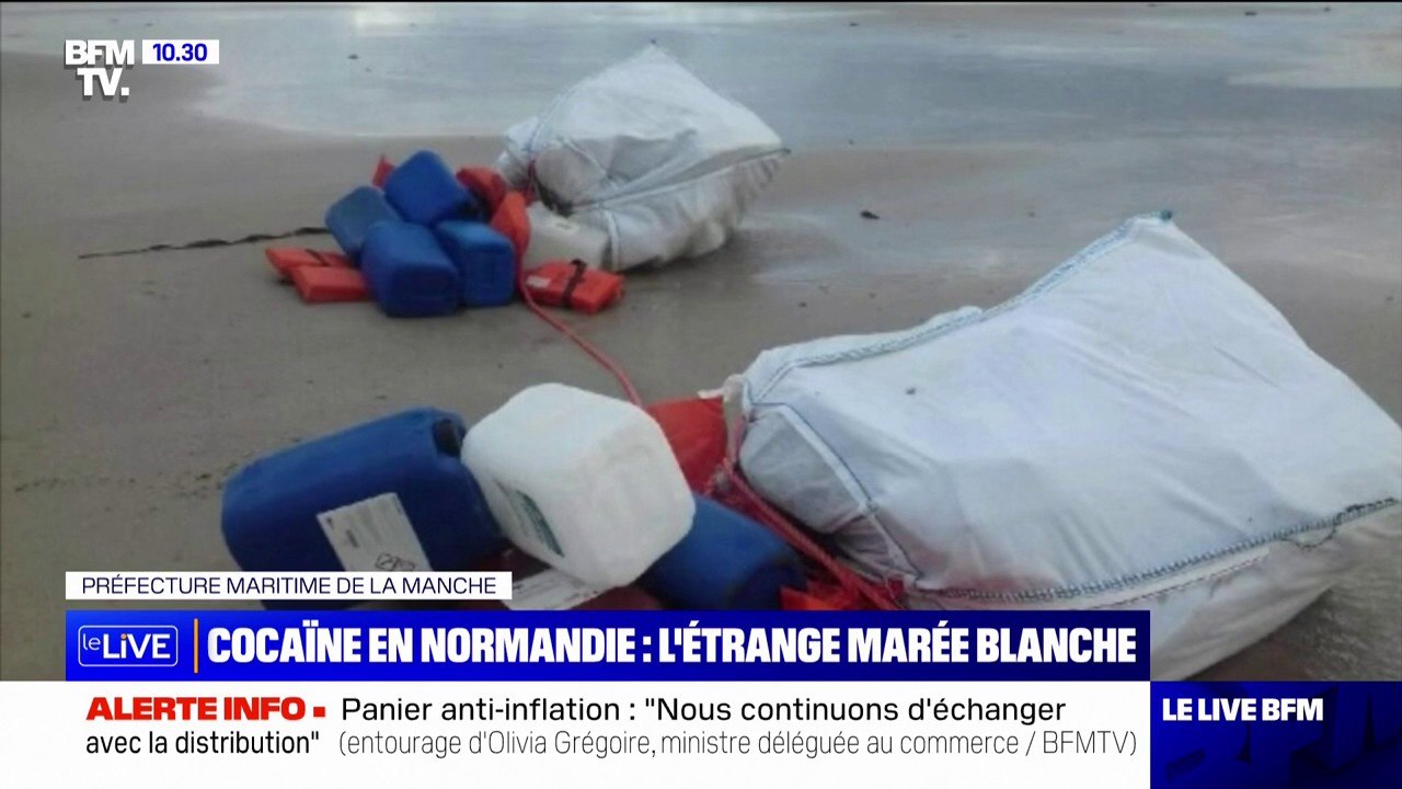 Tonnes de cocaïne échouées en Normandie: le mys...