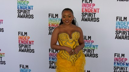 Quinta Brunson 2023 Film Independent Spirit Awards Blue Carpet