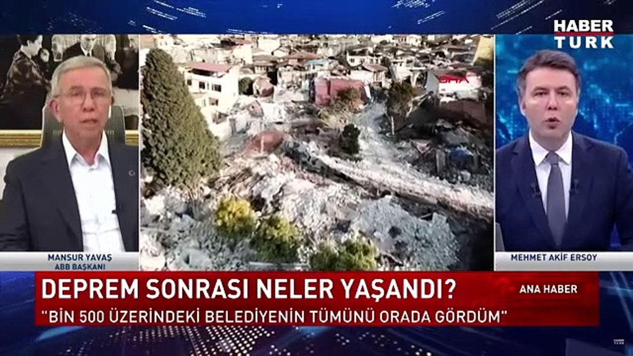 Mansur Yavaş: Arama kurtarma çalışmaları sırasında kavga çıktı, elimde görüntüleri var