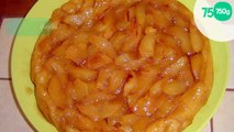 Tarte tatin sur pâte sablée