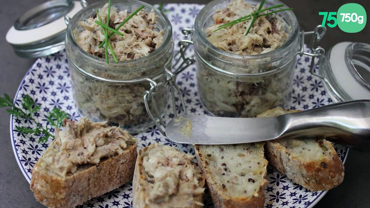 Rillettes de maquereaux au roquefort et aux noix