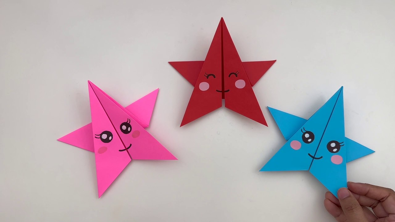 How To Make Easy Paper Christmas Star For Kids / Nursery Craft Ideas / Paper Craft Easy/ KIDS crafts