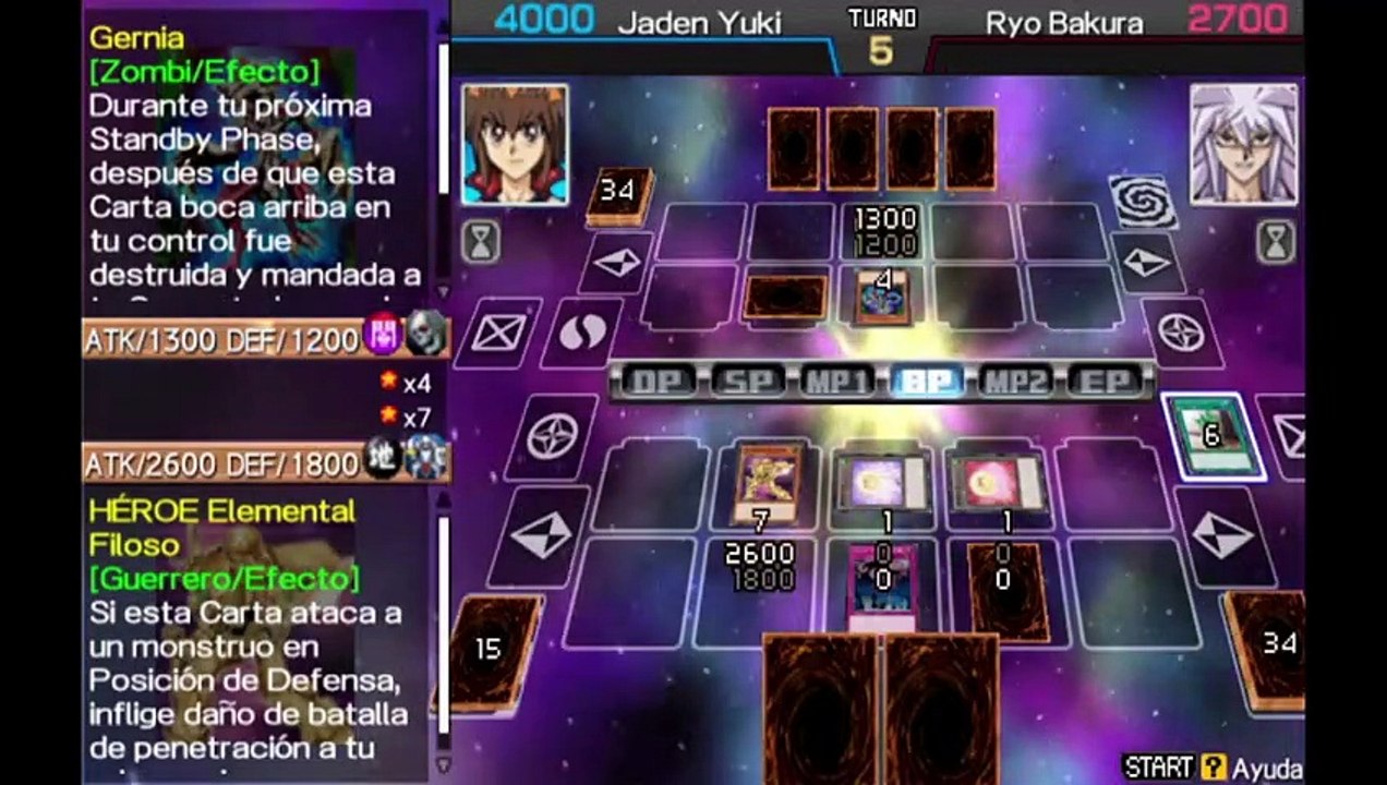 Yu-Gi-Oh! ARC-V Tag Force Special Español PSP - Bakura VS Jaden (Anime) #yugiohgx #rj_anda RJ ANDA