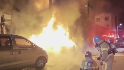 울산 자동차 정비공장에서 불...건물과 차량 등 피해 / YTN