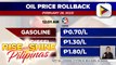 Oil price rollback, epektibo ngayong araw