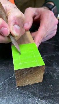 Classic mortise and tenon - Woodworking Skills #woodtok #shorts #woodworking #asmrsounds