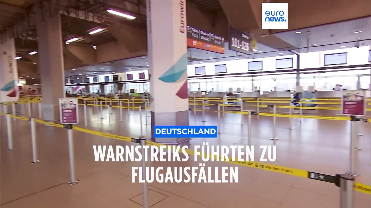 Warnstreiks an Flughäfen Köln/Bonn und Düsseldorf beendet
