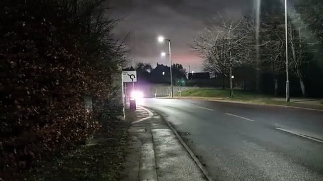 Aurora Borealis over South Yorkshire lights skies up in green, red and pink