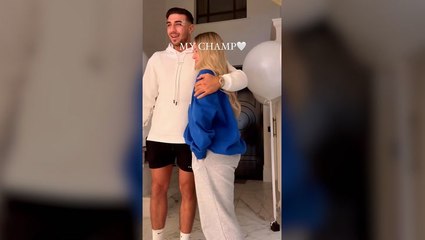 Download Video: Molly-Mae embraces Tommy Fury as she welcomes him home after boxing victory against Jake Paul