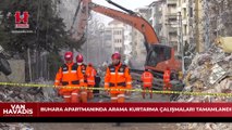 Malatya'daki Buhara Apartmanı enkazında arama kurtarma çalışması tamamlandı